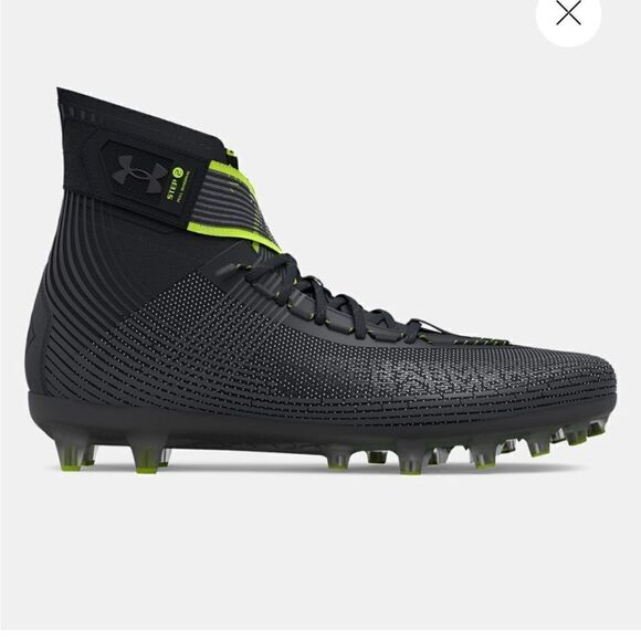 Men’s Under Armour Highlight MC Football Cleats, Black, NWOB, NEW - Picture 2 of 6